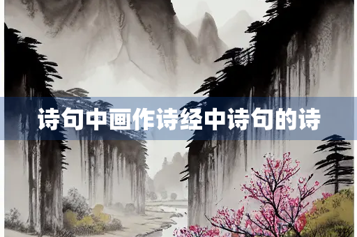 诗句中画作诗经中诗句的诗