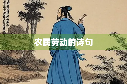 农民劳动的诗句