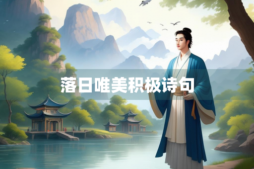 落日唯美积极诗句
