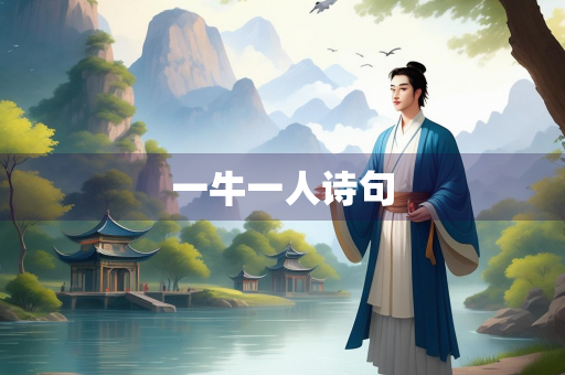 一牛一人诗句