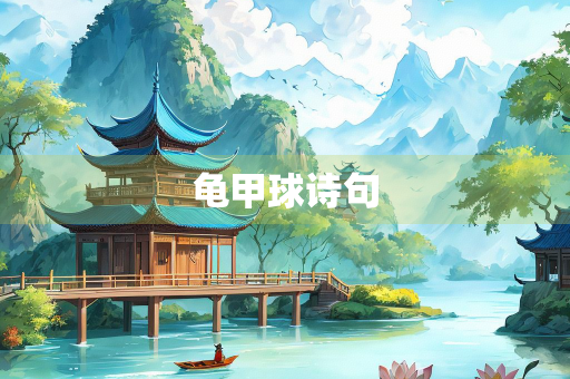 龟甲球诗句