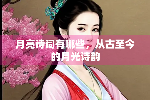 月亮诗词有哪些，从古至今的月光诗韵