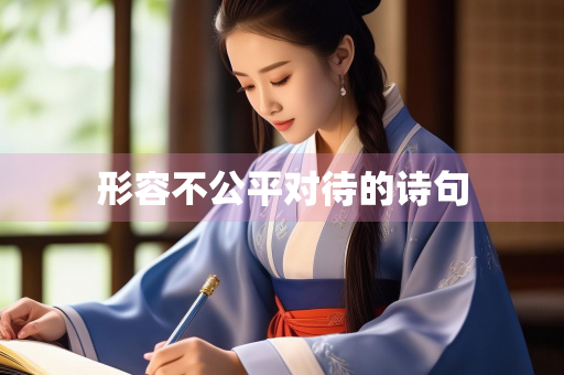 形容不公平对待的诗句