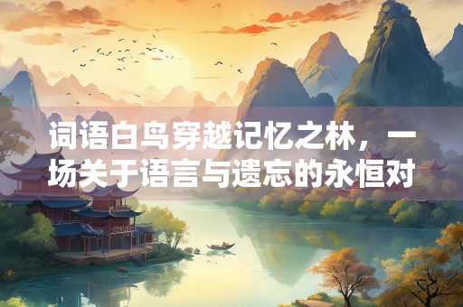 词语白鸟穿越记忆之林，一场关于语言与遗忘的永恒对话