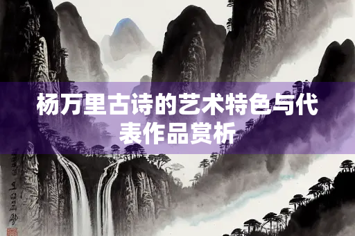 杨万里古诗的艺术特色与代表作品赏析