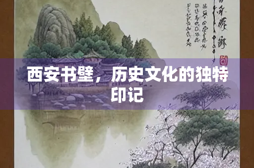 西安书壁，历史文化的独特印记