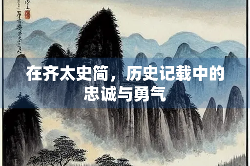 在齐太史简，历史记载中的忠诚与勇气