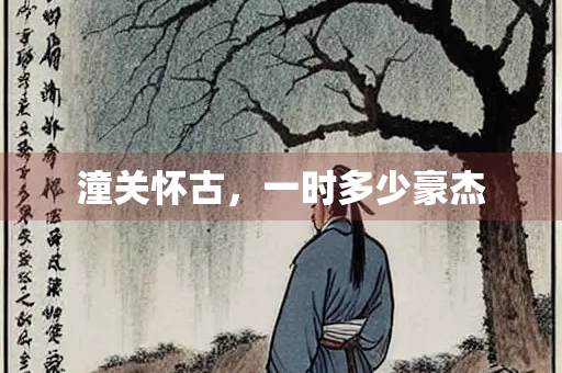 潼关怀古，一时多少豪杰