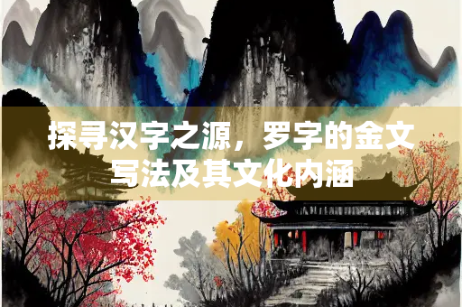 探寻汉字之源，罗字的金文写法及其文化内涵