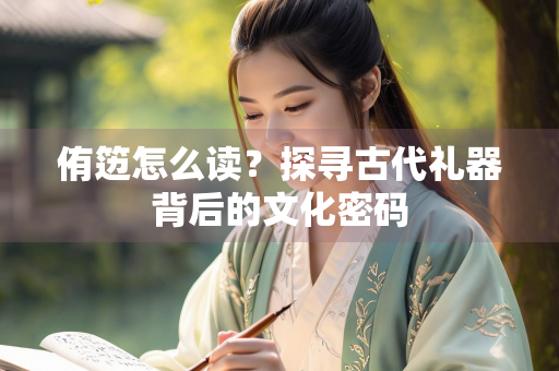 侑笾怎么读？探寻古代礼器背后的文化密码