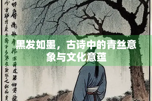 黑发如墨，古诗中的青丝意象与文化意蕴