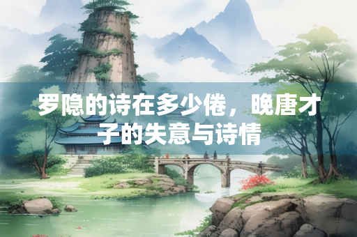 罗隐的诗在多少倦，晚唐才子的失意与诗情