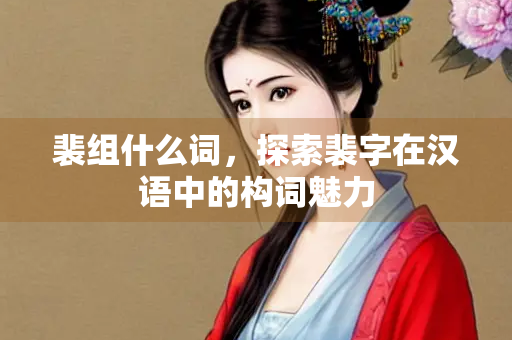裴组什么词，探索裴字在汉语中的构词魅力