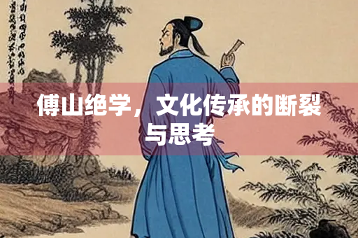 傅山绝学，文化传承的断裂与思考