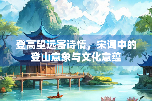 登高望远寄诗情，宋词中的登山意象与文化意蕴