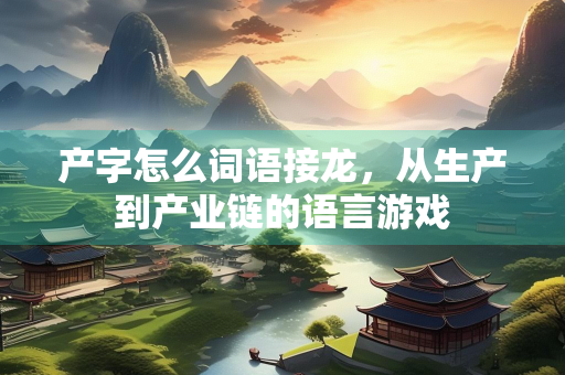 产字怎么词语接龙，从生产到产业链的语言游戏