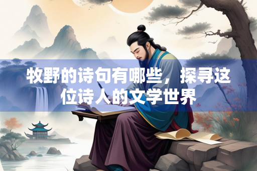 牧野的诗句有哪些，探寻这位诗人的文学世界
