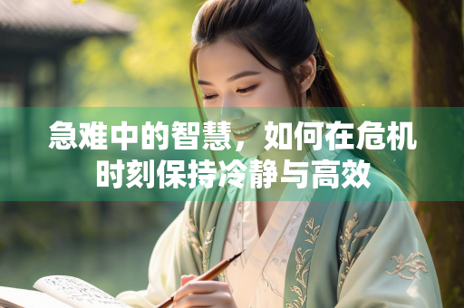 急难中的智慧，如何在危机时刻保持冷静与高效