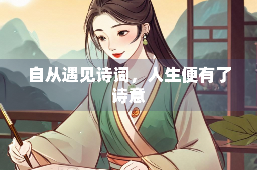 自从遇见诗词，人生便有了诗意