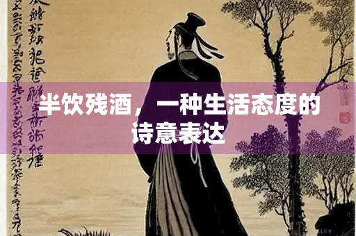 半饮残酒，一种生活态度的诗意表达