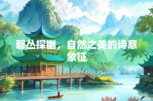 碧丛探幽，自然之美的诗意象征