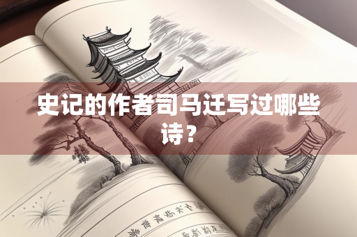 史记的作者司马迁写过哪些诗？