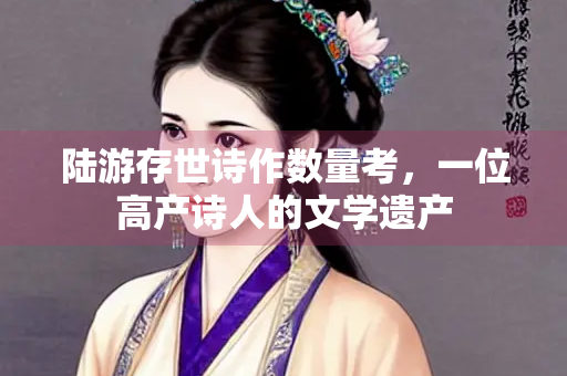 陆游存世诗作数量考，一位高产诗人的文学遗产