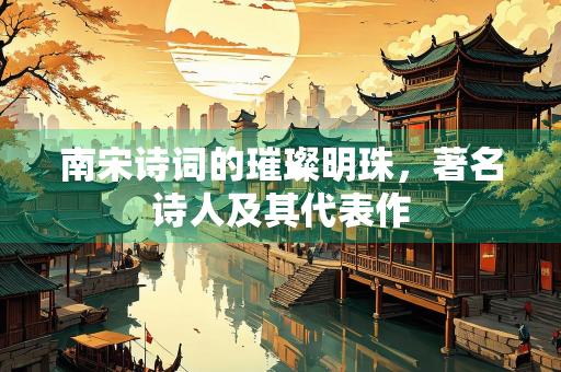 南宋诗词的璀璨明珠，著名诗人及其代表作