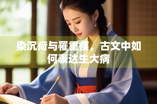 染沉疴与罹重疾，古文中如何表达生大病