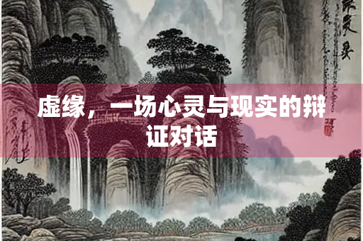 虚缘，一场心灵与现实的辩证对话