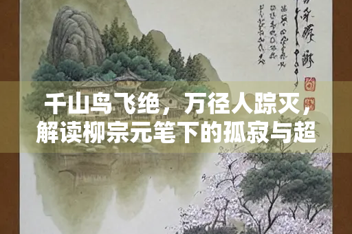 千山鸟飞绝，万径人踪灭，解读柳宗元笔下的孤寂与超脱