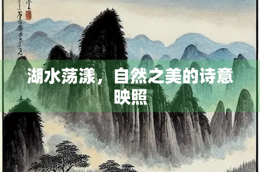 湖水荡漾，自然之美的诗意映照