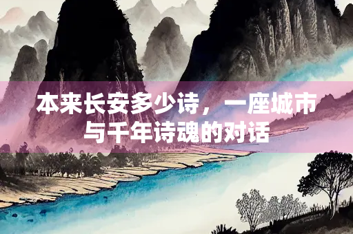 本来长安多少诗，一座城市与千年诗魂的对话