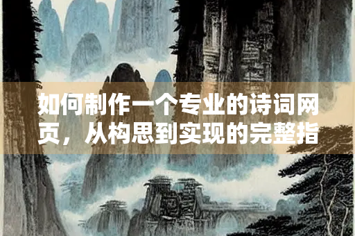 如何制作一个专业的诗词网页，从构思到实现的完整指南