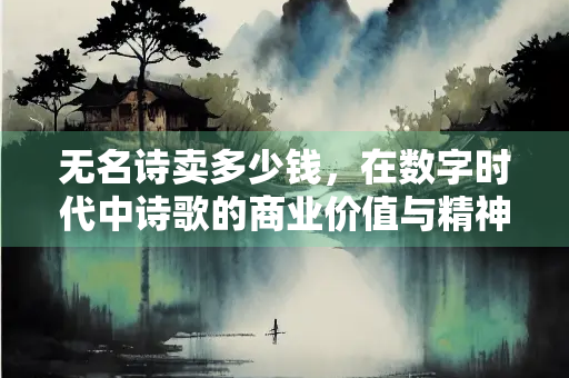 无名诗卖多少钱，在数字时代中诗歌的商业价值与精神困境