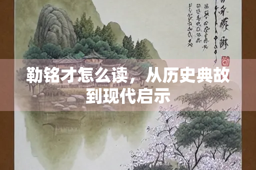 勒铭才怎么读，从历史典故到现代启示