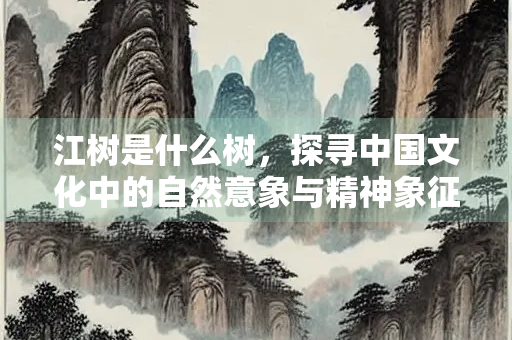 江树是什么树，探寻中国文化中的自然意象与精神象征