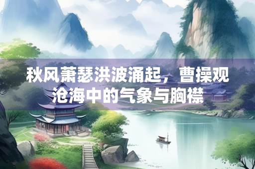 秋风萧瑟洪波涌起，曹操观沧海中的气象与胸襟