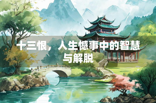 十三恨，人生憾事中的智慧与解脱