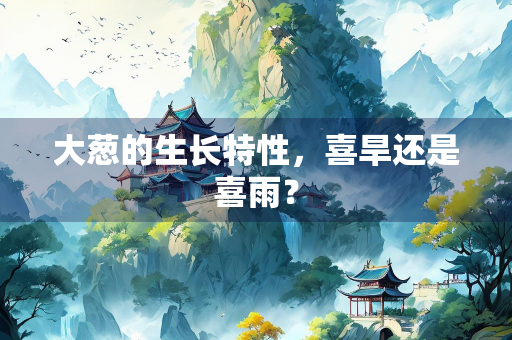 大葱的生长特性，喜旱还是喜雨？