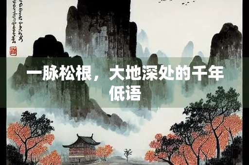 一脉松根，大地深处的千年低语