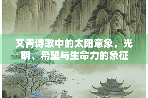艾青诗歌中的太阳意象，光明、希望与生命力的象征