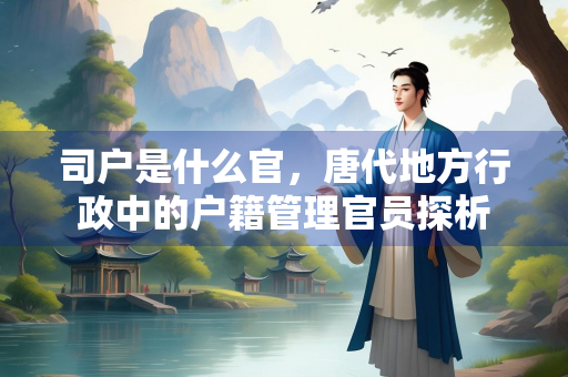 司户是什么官，唐代地方行政中的户籍管理官员探析