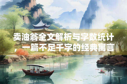 卖油翁全文解析与字数统计，一篇不足千字的经典寓言