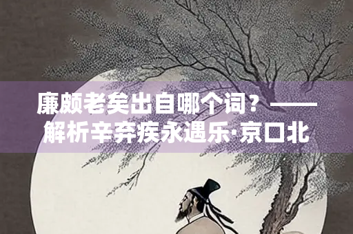廉颇老矣出自哪个词？——解析辛弃疾永遇乐·京口北固亭怀古中的典故与情感