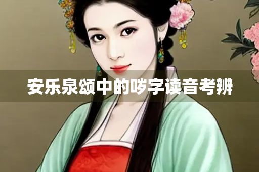 安乐泉颂中的哕字读音考辨