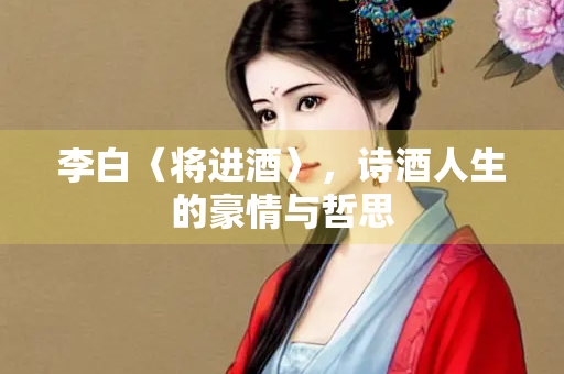 李白〈将进酒〉，诗酒人生的豪情与哲思