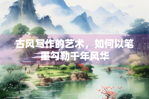 古风写作的艺术，如何以笔墨勾勒千年风华