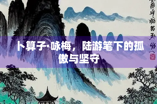 卜算子·咏梅，陆游笔下的孤傲与坚守