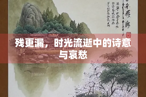 残更漏，时光流逝中的诗意与哀愁